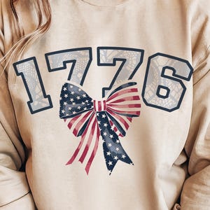 Bow Coquette 4th Of July American Flag Png, Usa 1776 Png, Preppy Png File, Boho Coquette Png, Coquette Bow Lace, Memorial Day Png Designs
