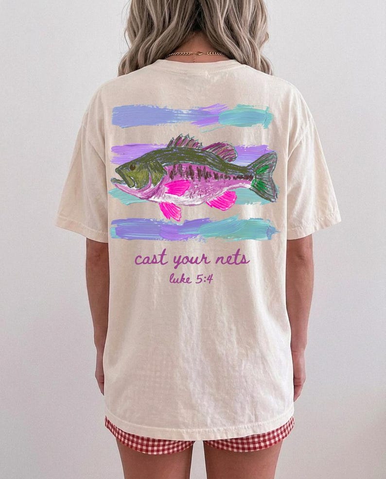 Bass fish sublimation design
