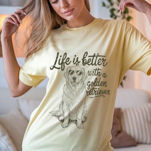 Golden Retriever PNG | Dog Lover Sublimation Design | Cute Pet Quote for T Shirts | Digital Download for Dog Moms | Dog Mom Sublimation PNG