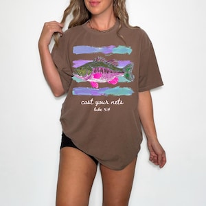 Bass fish shirt design