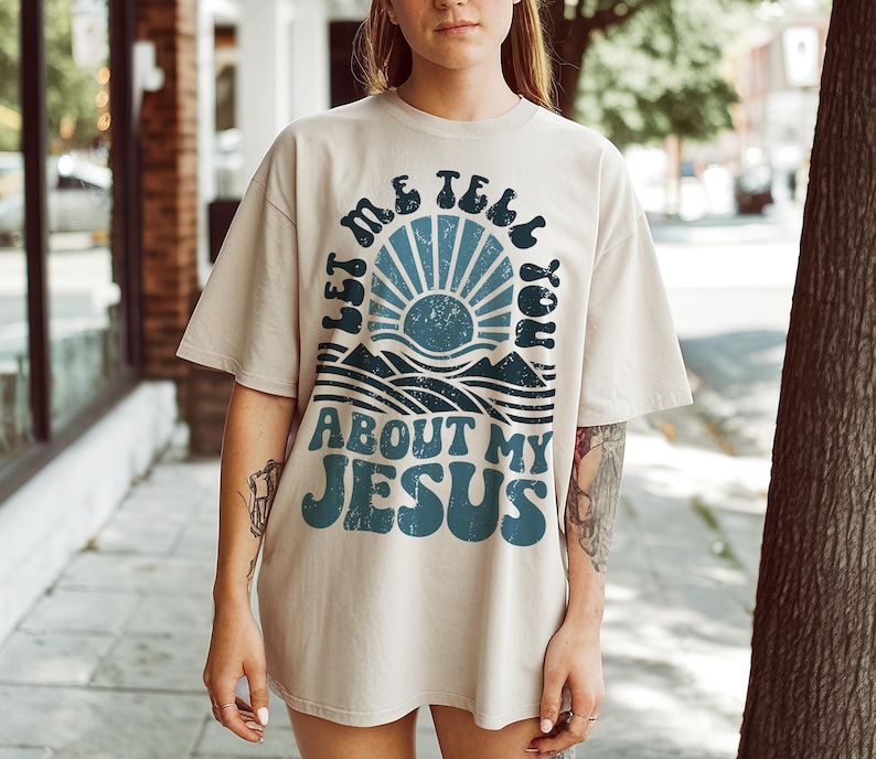 Christian Faith Png, Jesus Clipart Png, Jesus Boho Png, Retro Boho Png, Vintage Boho Png, Catholic Png, Let Me Tell You About My Jesus Png