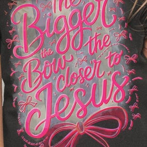 Inspirational kids faith design with bow illustration