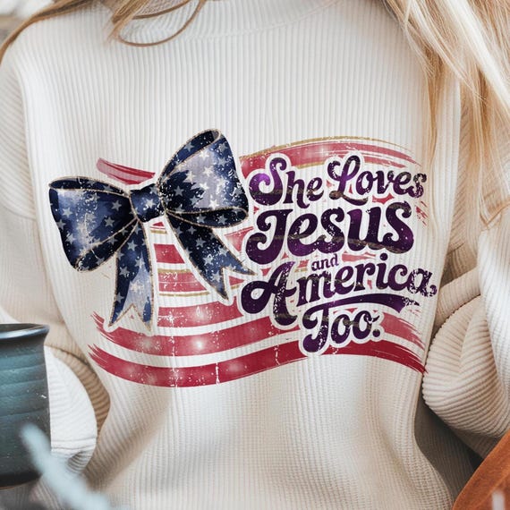 Coquette Png, Printful Print On Demand Png Designs, Jesus Coquette Bow Png, Png Christian Coquette, Designer Png For Sublimation, July 4 Png