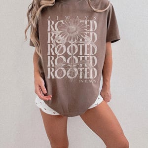 Daisy flower PNG with roots symbolizing faith in Jesus.