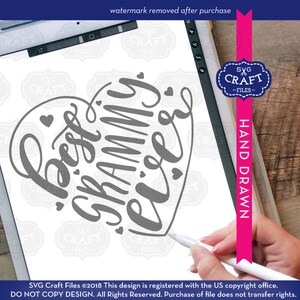 May include: A digital drawing of a heart with the text "best grammy ever" inside. The drawing is in gray on a white background.