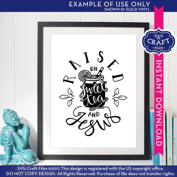 Dxf Files Commercial Use Svg Sweet Tea Svg Silhouette Cameo Etsy