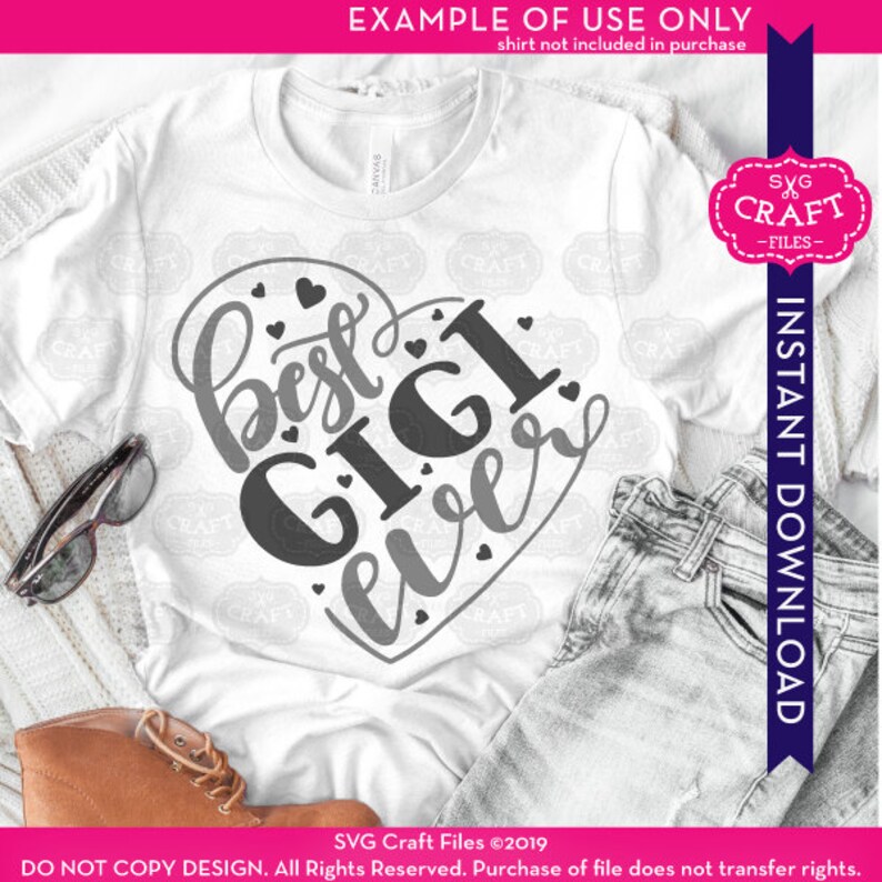 Mothers day gift svg great grandmother svg best gigi ever ...