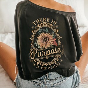 There Is Purpose in the Waiting PNG, Retro Christian DTF File, Bible Verse Sublimation Design, Motivational Faith png, Jesus Digital File