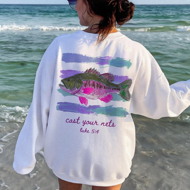 Faith fishing graphic