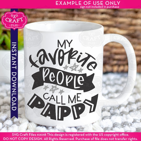 Fathers Day Svg Pappy Svg Grandpa Svg Fathers Day Gift Svg | Etsy