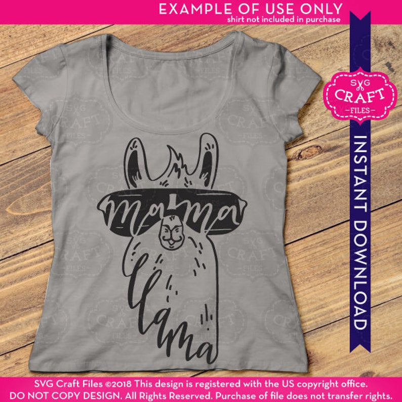 Download Sublimation print file cricut file mom svg llama svg mama | Etsy