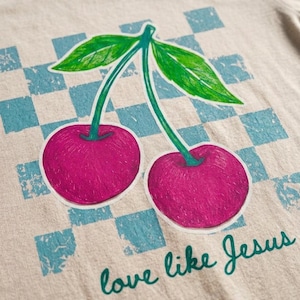 Love Like Jesus PNG for faith-based t-shirts and Christian gifts.