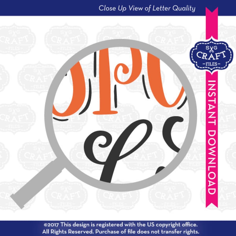 May include: Close-up view of the letters "Opie's" in orange and black, with a magnifying glass over the letters to show the detail of the design.