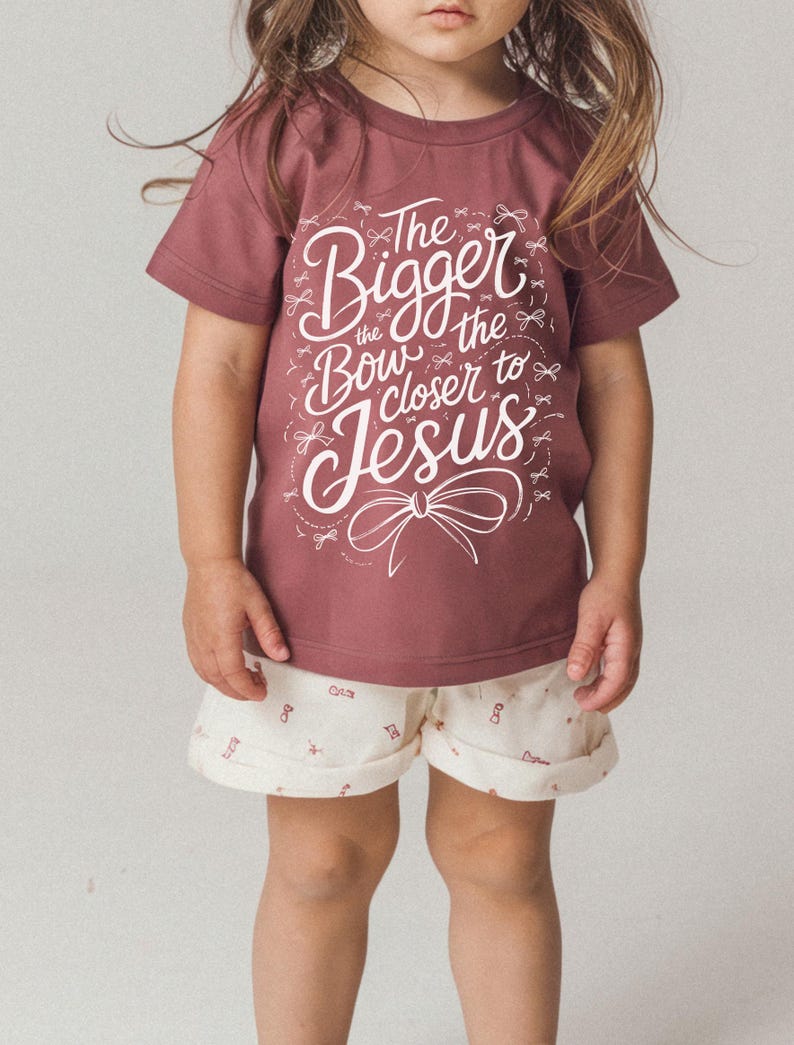 Religious kids sublimation artwork with Christian message