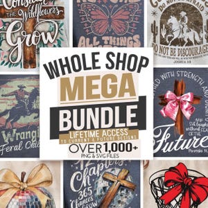 Toute la boutique, lot de dessins POD, méga SVG PNG Bundle, toute la boutique png, lot sublime, lot de png d'impression, lots de png à la mode, svg