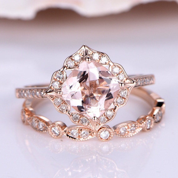7mm morganite ring outlet