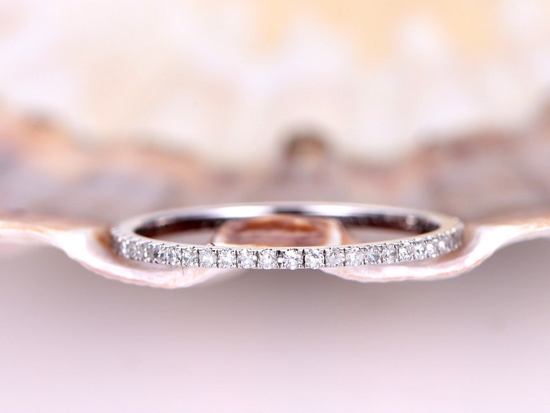 Diamond Wedding Band Diamond Ring Full Eternity Ring Petite - Etsy