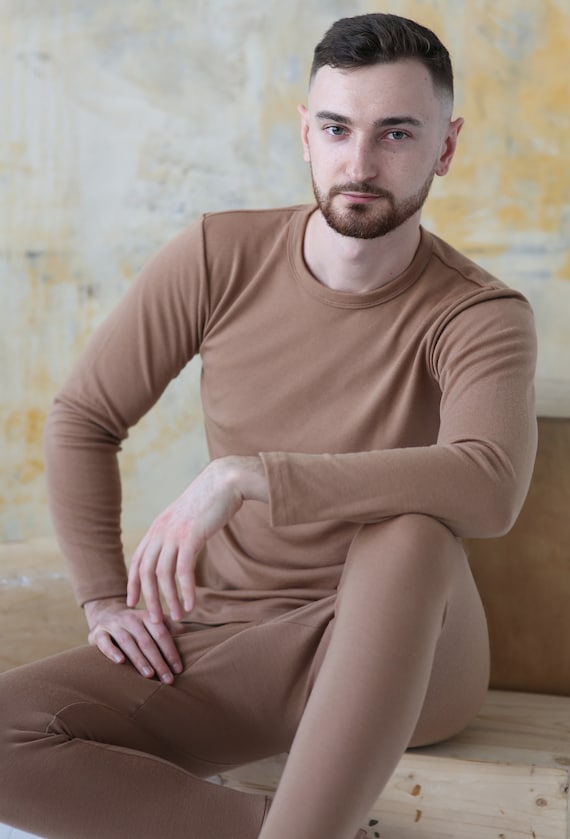 Thermal Underwear Two Piece Set for Men 