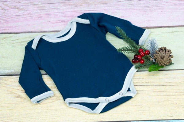 Merino Long Sleeve Bodysuit Gumdrop main image 1