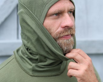 Balaclava Buff Lã Merino - Multifuncional Unissex