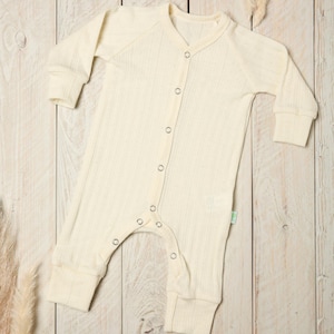 Woolen baby romper without feet Soft Merino Wool Jumpsuit