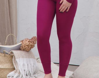 Thermische leggings voor dames van merinowol