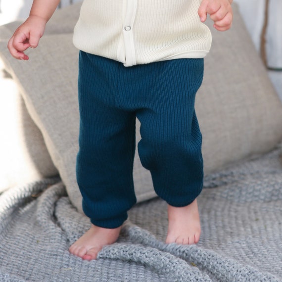 Knitted Merino Wool Baby Pants Winter Pants for Children Warm Soft and Natural Trousers for Kids Etsy Canada