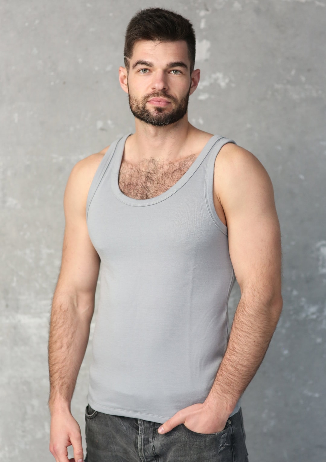 Canotta termica senza maniche in lana merino per uomo Italia