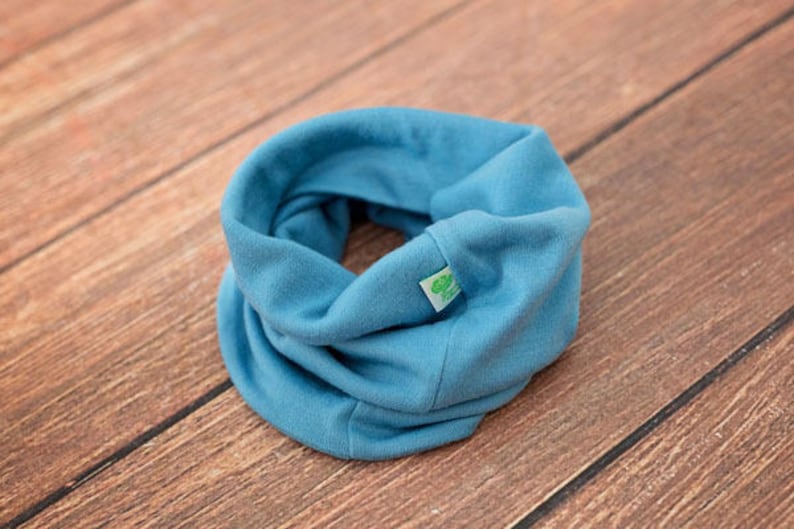 Merino wool warm loop scarves for kids, women and men image 7