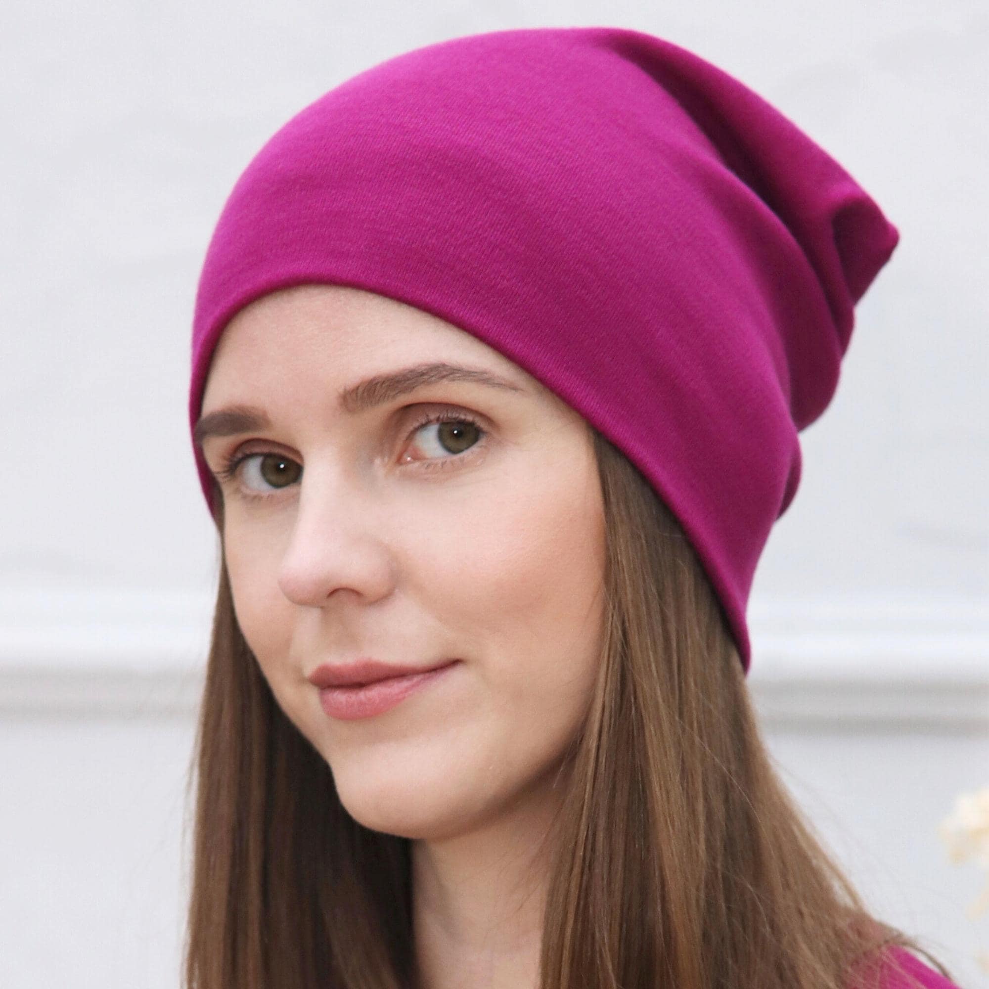 Unisex 100% Merino Wool Slouchy Outdoor Beanie Hats Good for  display picture 1