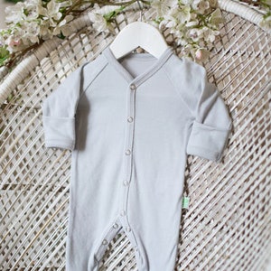 Merino wool long sleeve romper