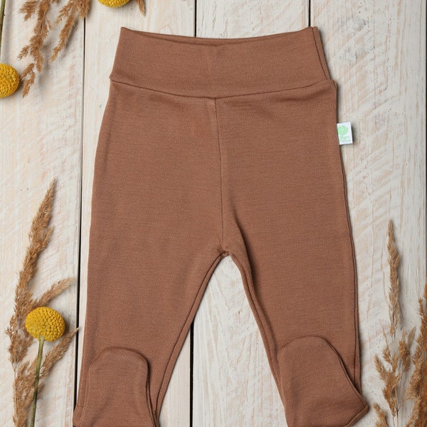 Pantalon bébé en laine mérinos