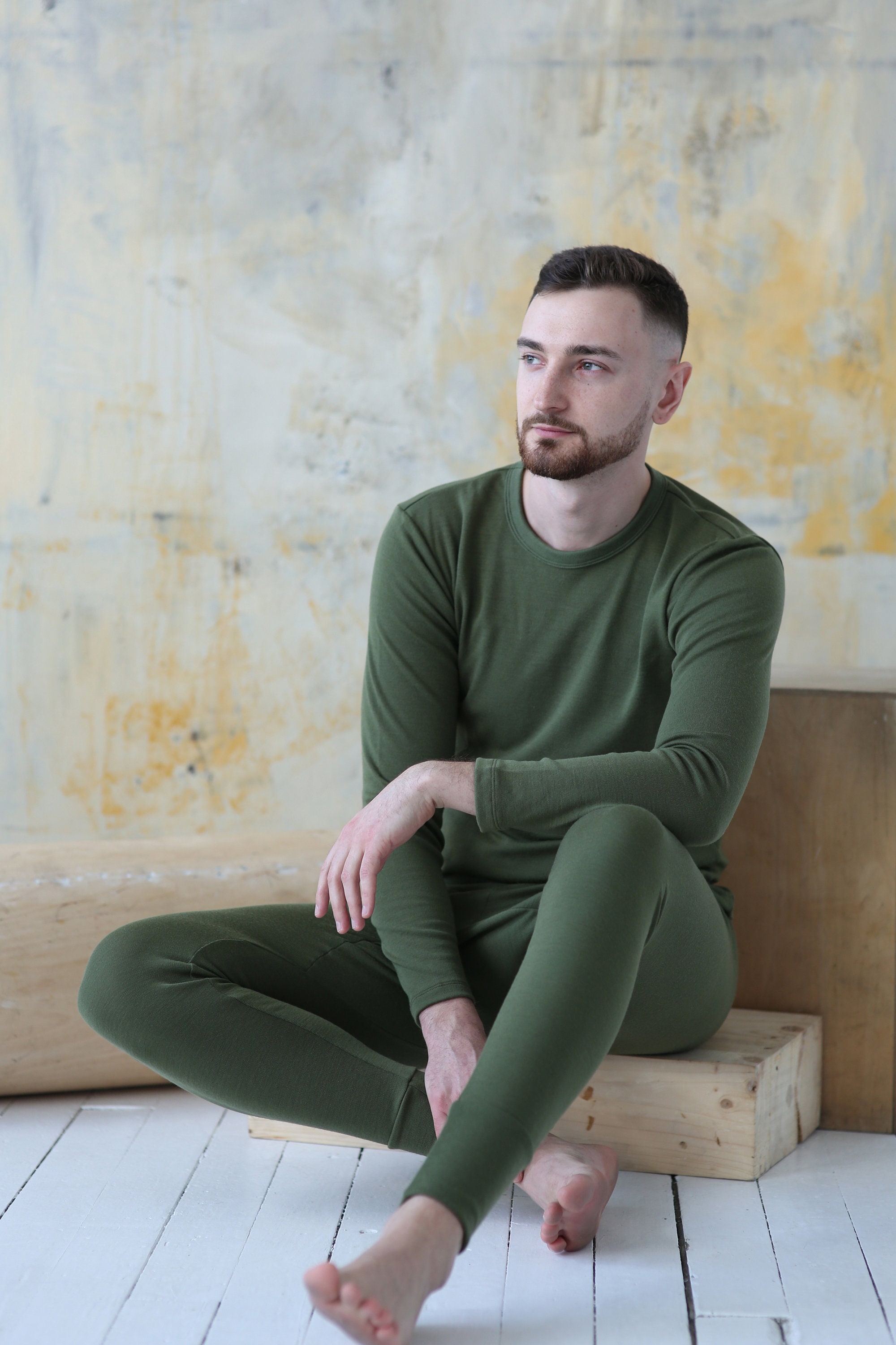 Thermal Underwear Two Piece Set for Men Etsy