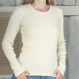 Maglione lavorato a maglia in lana merino per donna, caldo maglione a collo basso, manica lunga