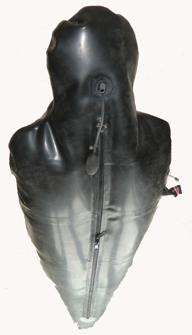 Bespoke Latex Inflatable Body Bag With Inflatable Gag Etsy UK
