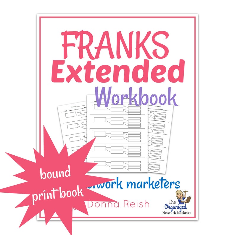 FRANKS Extended Workbook - Etsy