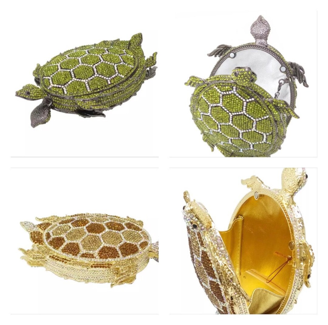 Turtle Clutch Etsy