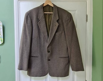 Vintage 90s ARMANI Exchange Bomber Zipper Jacket Grey Colour Size