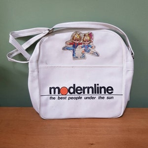Rare! Sac à bandoulière en faux cuir en cuir vintage du juge de patinage sur glace - Modernline