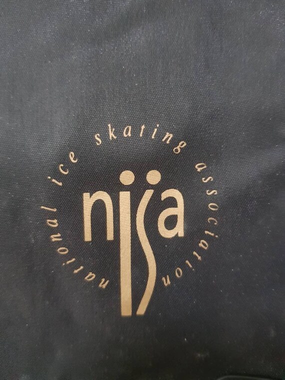 RARE! Ice skating judge's vintage messenger bag Wor… Gem