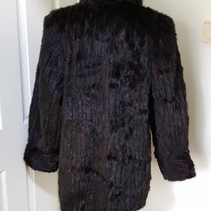 Vintage French Charles Touboul Brown/black Mink Fur Jacket - Etsy