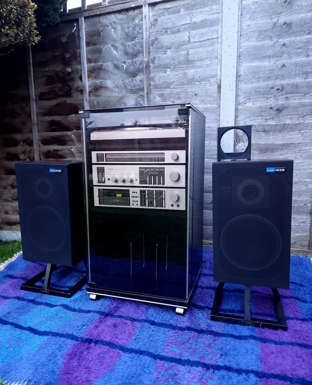 Beautiful Original Timewarp 1983 Pioneer Hifi Stereo System With Original Paperwork and Glass Fronted Cabinet Etsy UK
