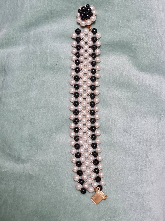 Bracelet Vintage En Perles - Occasion, Joli Bijou - Voir Photos Pour Détails