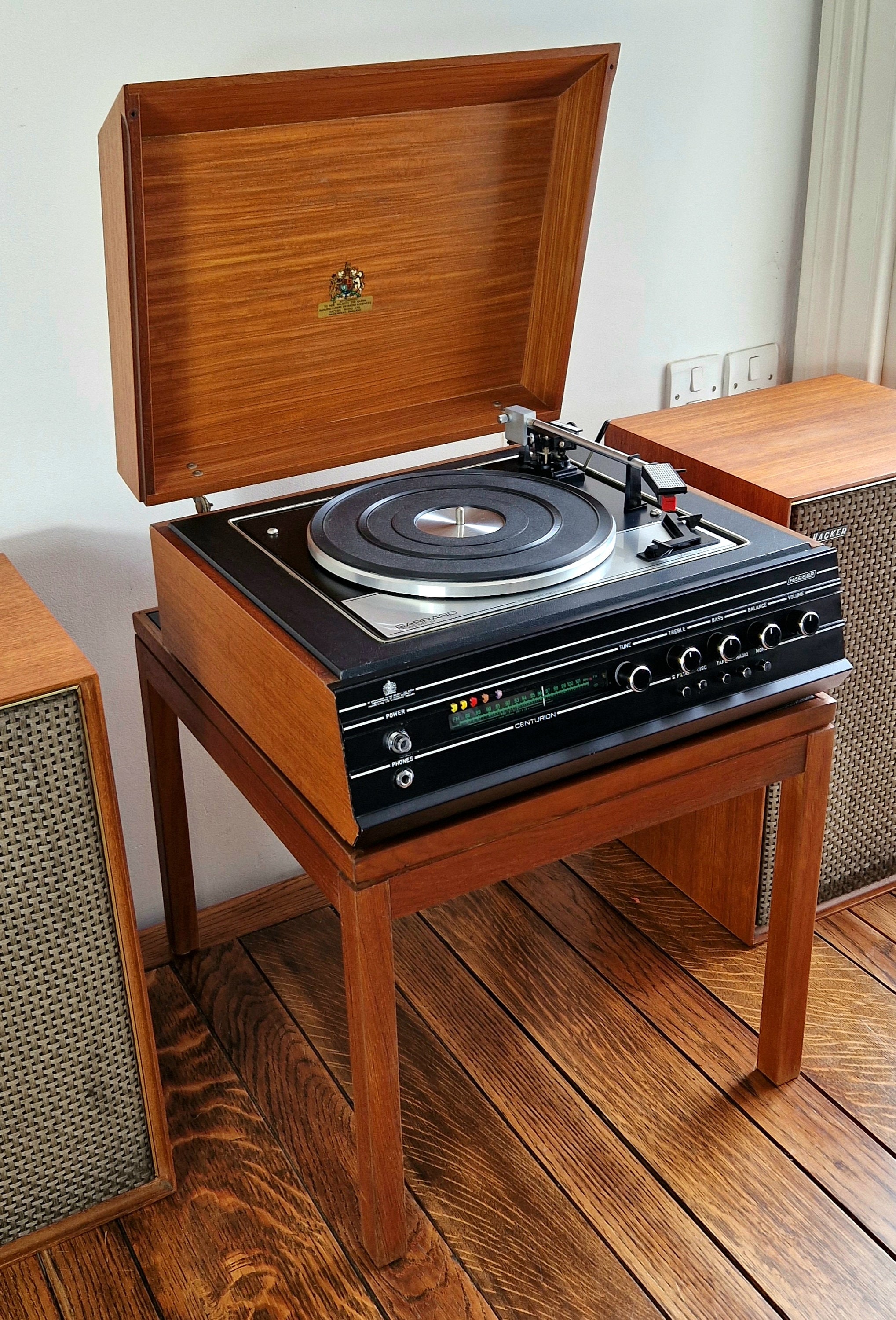 Timewarp 1973 British Hacker Centurion Record Player Radiogram & Stand ...