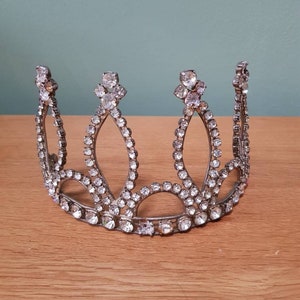 Vintage costume diamanté tiara headpiece - previously owned by a celebrated drag queen!