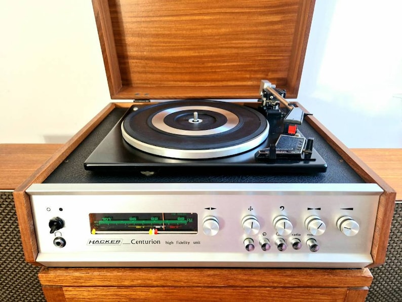 Beautiful Vintage 1973 Hacker Centurion Radiogram Hifi Stereo System ...