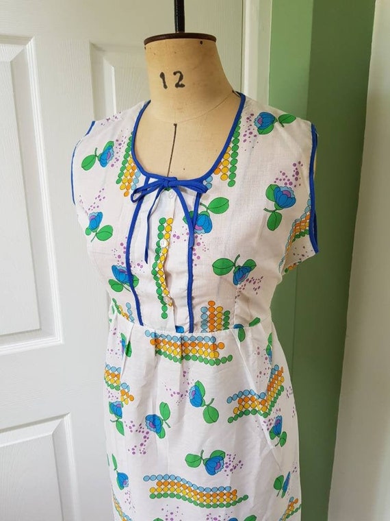 Vintage unworn 1970s lightweight cotton mix sleeve