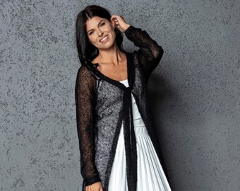 Wedding Knitted Cardigan Black Wedding 