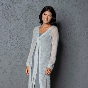 Knitted cardigan, Oversized cardigan, Alpaca wool sweater, Mohair cardigan, Light cardigan, Long cardigan, alpaca cardigan