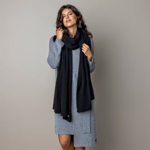 Merino wool scarf, wool scarf, merino wool shawl, merino wool wrap, knit merino wool scarf, knitted wool scarf, minimalist knit scarf, knit